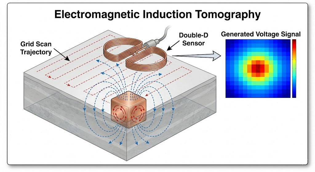 Electromagnetic Induction Tomography Setup
